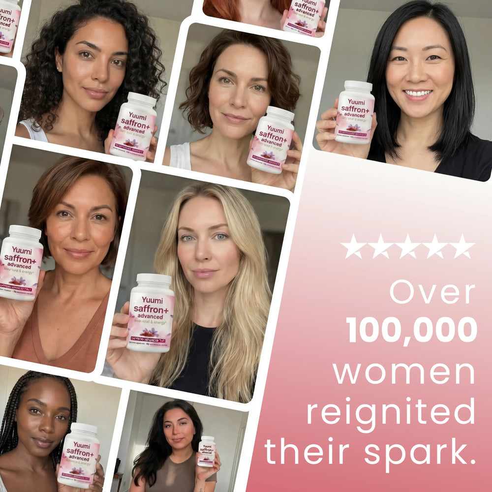 Yuumi Saffron+ 8-in-1 Mood, Energy & Desire Support